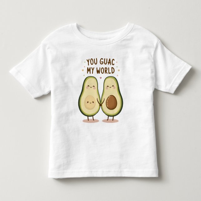 Camiseta Casal Cute Avocado (Frente)