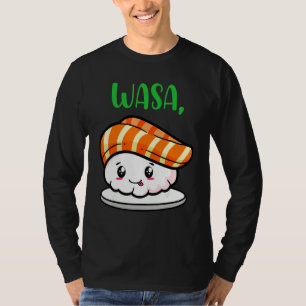 Camiseta Casal Cute Sushi Funny Wasa Bae