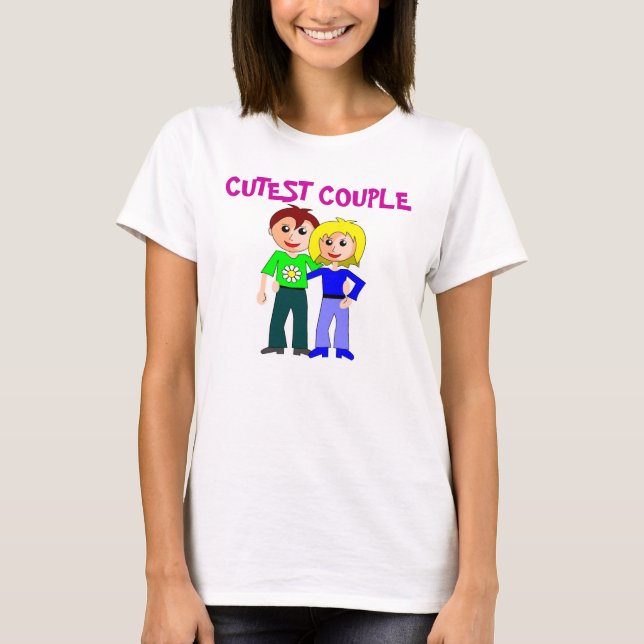 CAMISETA CASAL CUTEST (Frente)