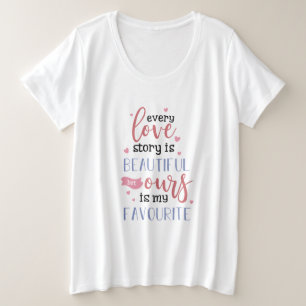 Camiseta Casal Dando Nossa História De Amor É Minha Favorit