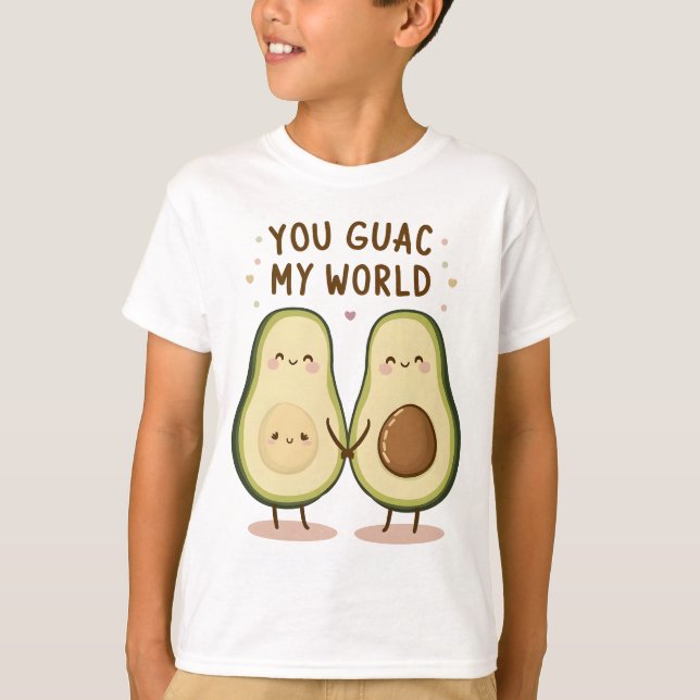 Camiseta Casal de Abacate Fofo (Frente)