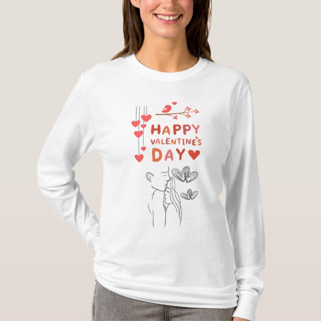 Camiseta Casal de Amor Fofo  (Frente)