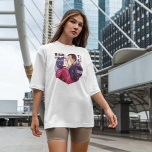 Camiseta Casal de animação em reprodução