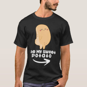 Camiseta Casal De Batata Cuja Batata É Minha Batata Doce