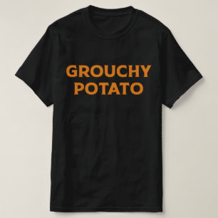 Camiseta Casal de Batata Mal-Humorada no Dia de Ação de Gra
