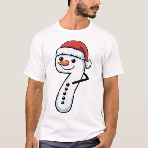 Camiseta Casal de Boneco de Neve de Natal Meme Corresponden