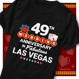 Camiseta Casal de casamento de 49º aniversário fabuloso em 