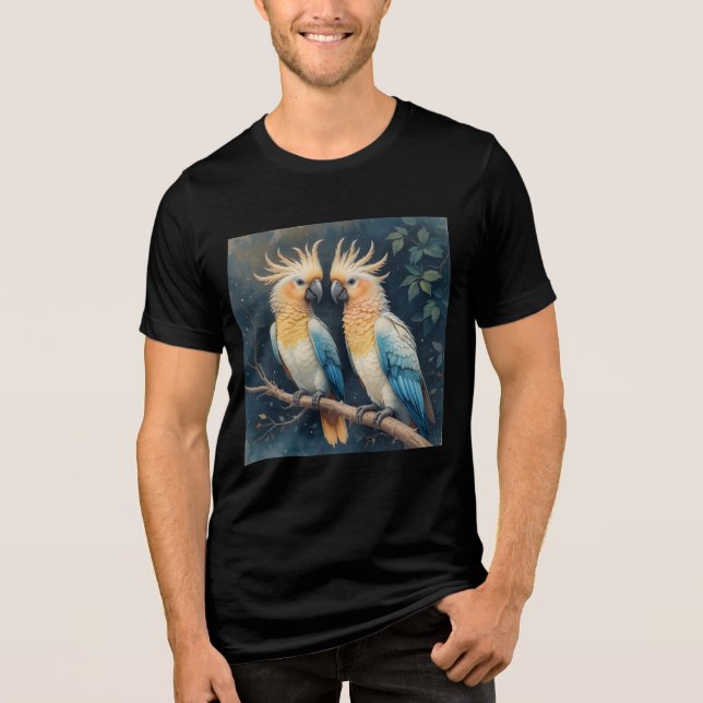 Camiseta Casal de Cenoura Cockatoo (Frente)
