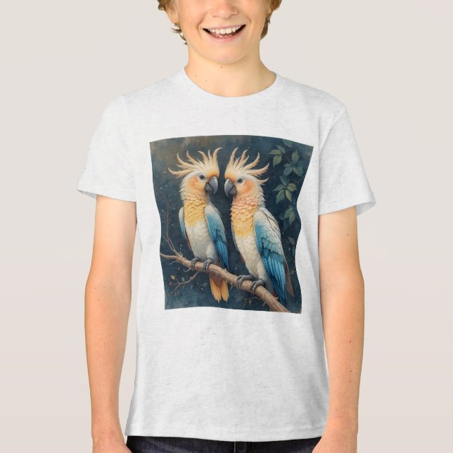 Camiseta Casal de Cenoura Cockatoo (Frente)