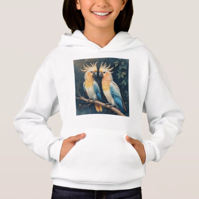 Camiseta Casal de Cenoura Cockatoo (Frente)