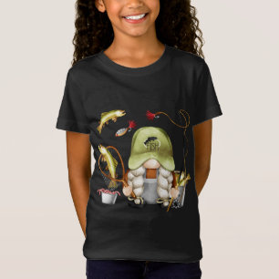 Camiseta Casal de Combinação de Gnomie Xmas - Angler Engraç