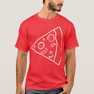 Camiseta Casal De Correspondência Da Pizza Slice Para Pizza