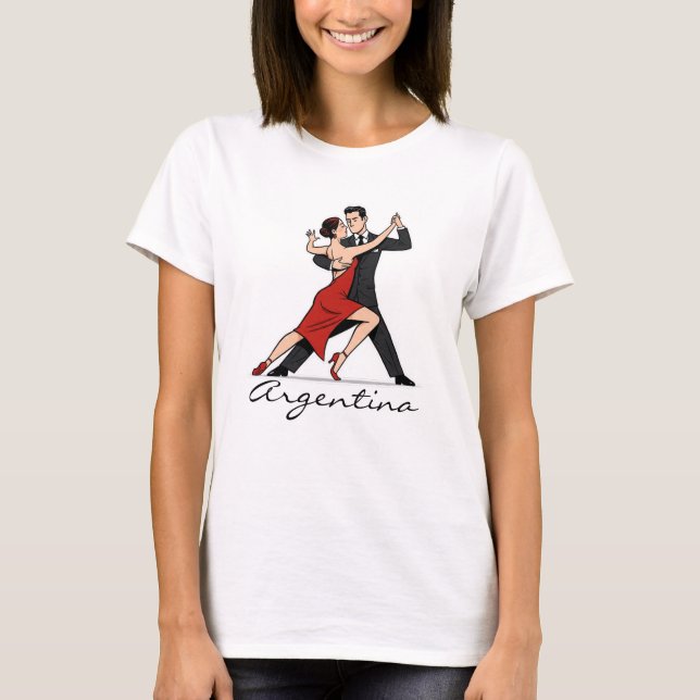 Camiseta Casal de dança do Tango da Argentina (Frente)
