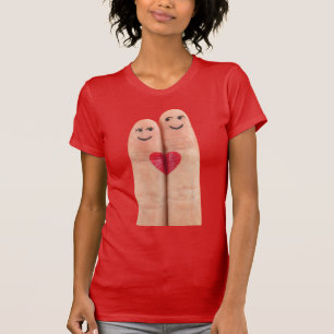 Camiseta Casal de dedo