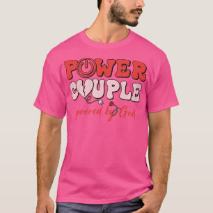 Camiseta Casal de energia acionado por Deus