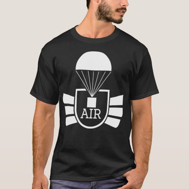 Camiseta Casal de esquadrão do exército militar (Frente)
