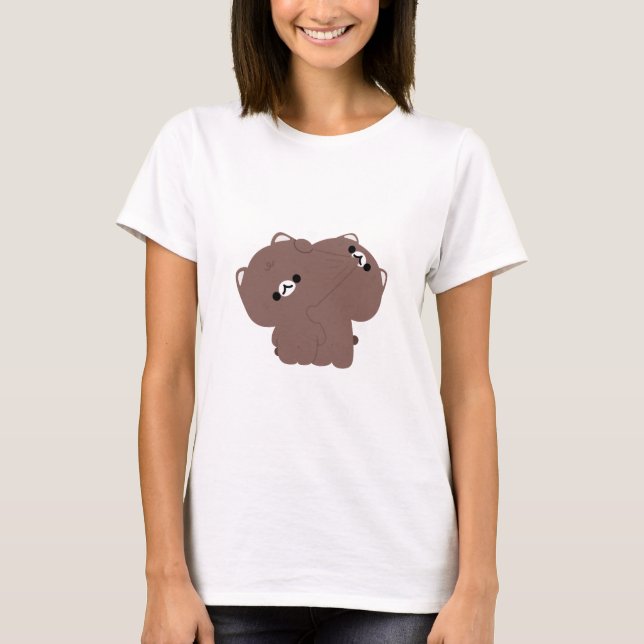 Camiseta Casal de Gato Birmanês (Frente)