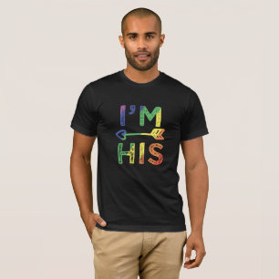 Camiseta Casal de Gay do Mens Correspondendo Eu sou seu org