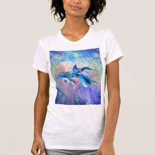 Camiseta Casal de golfinhos - Lindo
