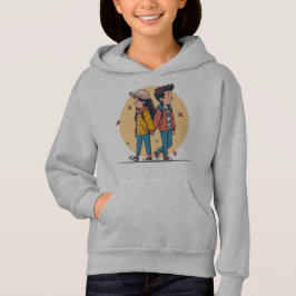 Camiseta Casal de mãos dadas caminhando juntos no outono