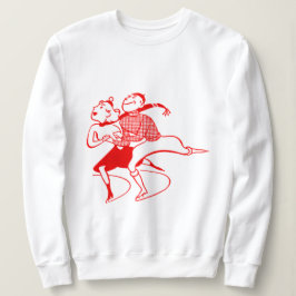 Camiseta Casal de Pele Vermelha Retroativa