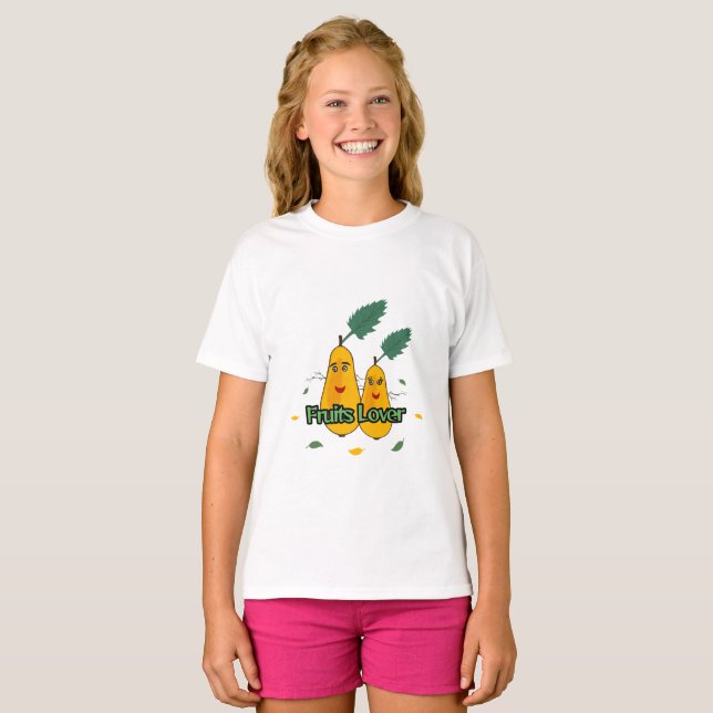Camiseta Casal de peras amarelas (Frente Completa)