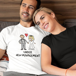 Camiseta Casal de Recém-Casados - Sob Nova Administração