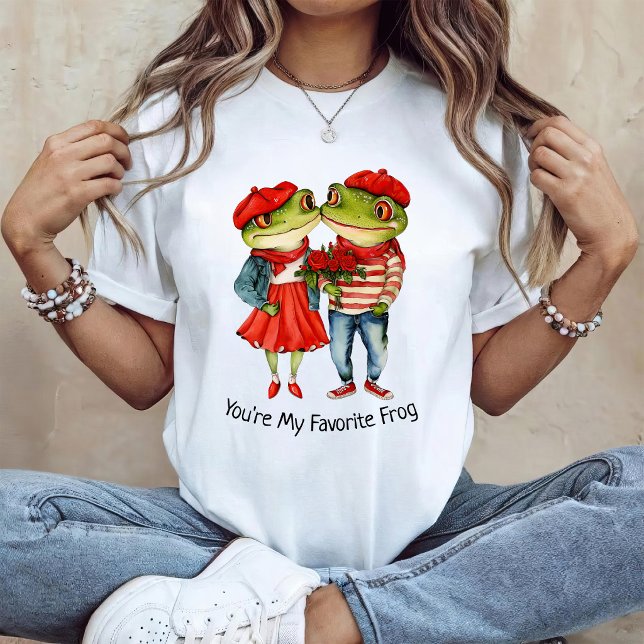 Camiseta Casal de Sapos Fofos (Criador carregado)