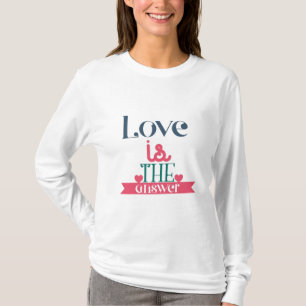 Camiseta Casal Dif Love É A Resposta