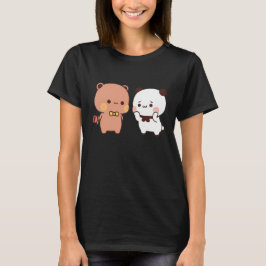 Camiseta Casal Do Urso De Panda E Brownie
