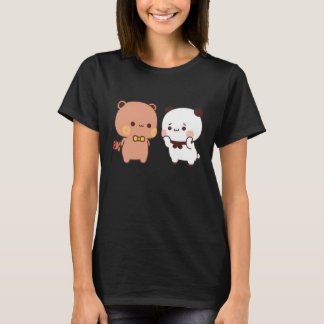 Camiseta Casal Do Urso De Panda E Brownie