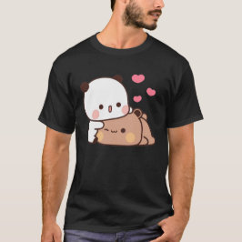 Camiseta Casal Do Urso De Panda E Brownie