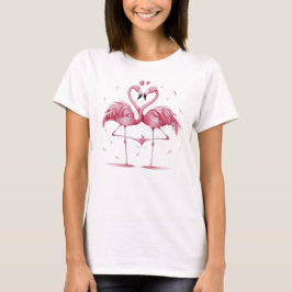 Camiseta Casal Flamingo