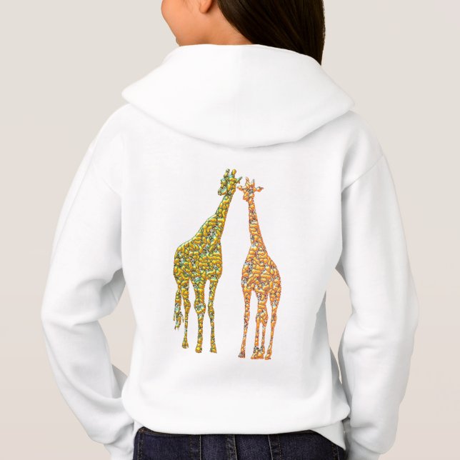 Camiseta Casal Giraffe Hoodie (Verso)