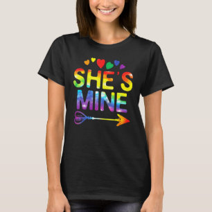 Camiseta Casal Lésbica Cinta Mina Correspondendo Orgulho Lg