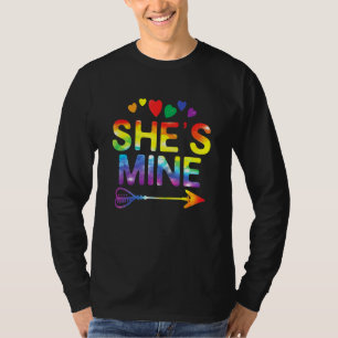 Camiseta Casal Lésbica Corresponde ao Orgulho Lgbt