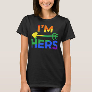 Camiseta Casal lésbica Ela é minha Eu sou a LGBT