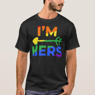 Camiseta Casal lésbica Ela é minha Eu sou a LGBT