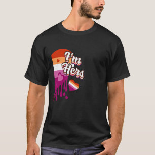 Camiseta Casal Lésbico Combinando O Dela & Eu Sou Dele H