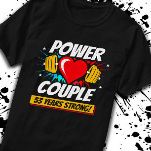 Camiseta Casal malhação 53º Aniversário 53 Anos Forte