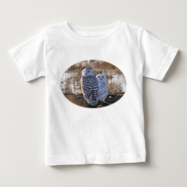 Camiseta Casal nevado da coruja (Frente)