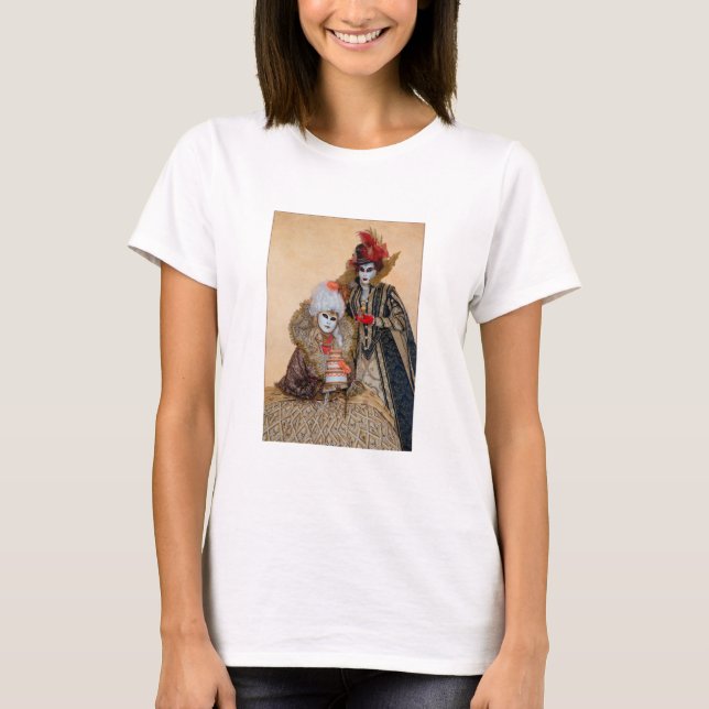 Camiseta Casal no Figurino do Carnaval, Veneza (Frente)