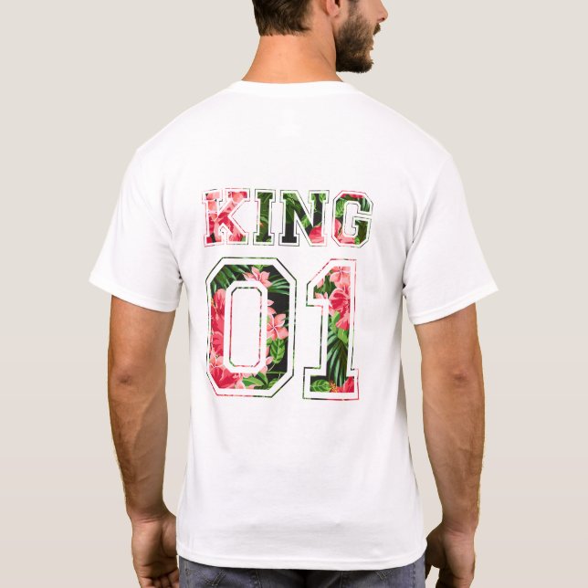 Camiseta casal rei e rainha (Verso)