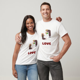 Camiseta Casal romântico