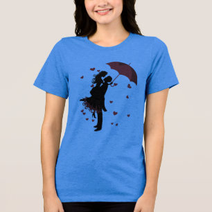 Camiseta Casal Romântico Frente a Frente Amor &