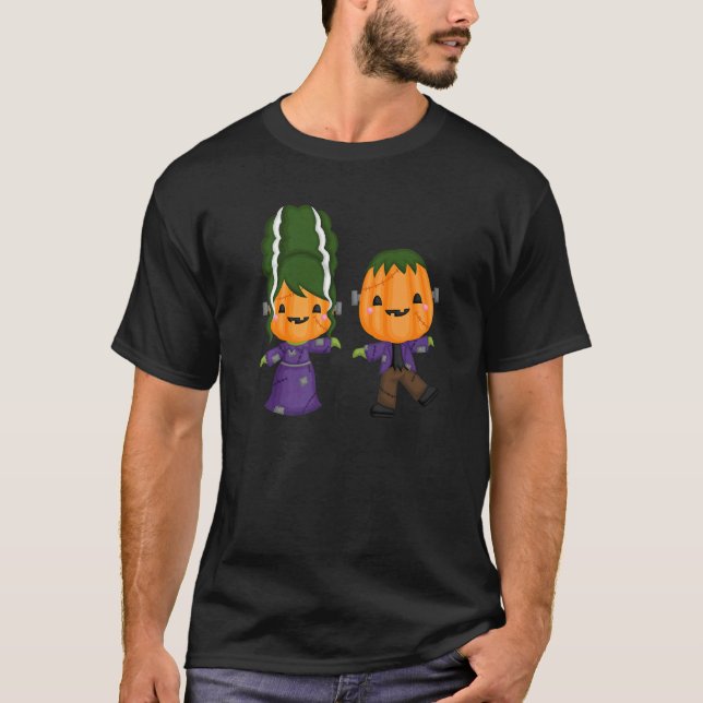 Camiseta Casal zombie correspondente à família de casais Ha (Frente)