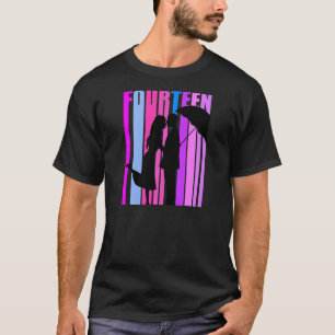Camiseta Casamento 14 das mulheres Aniversário Casamento ro