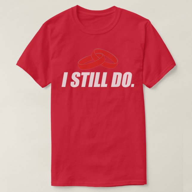 Camiseta Casamento Ainda Faz Presente (Frente do Design)