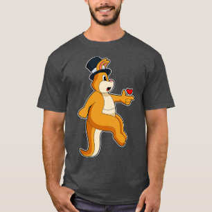 Camiseta Casamento com Cilindro de Kangaroo Groom