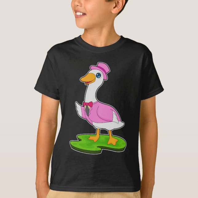 Camiseta Casamento com Cilindro do Duck Groom (Frente)
